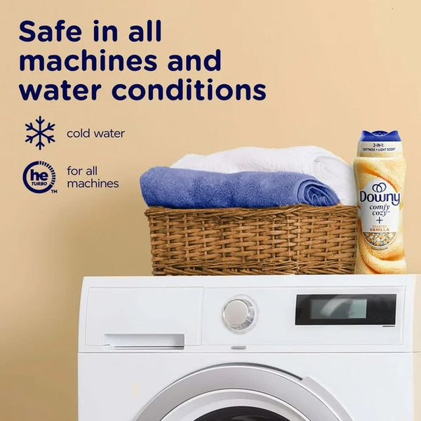 In-Wash Scent Booster Laundry Beads, Toasted Vanilla Scent- 1 pack - 22.5 oz per pack - plus 3 My Outlet Mall Resealable Storage Pouches