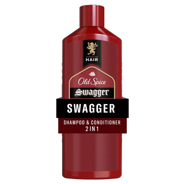 Men's 2-in-1 Shampoo and Conditioner, All Hair Types, Swagger - 1 pack - 13.5Fl oz per pack - plus 3 My Outlet Mall Resealable Storage Pouches