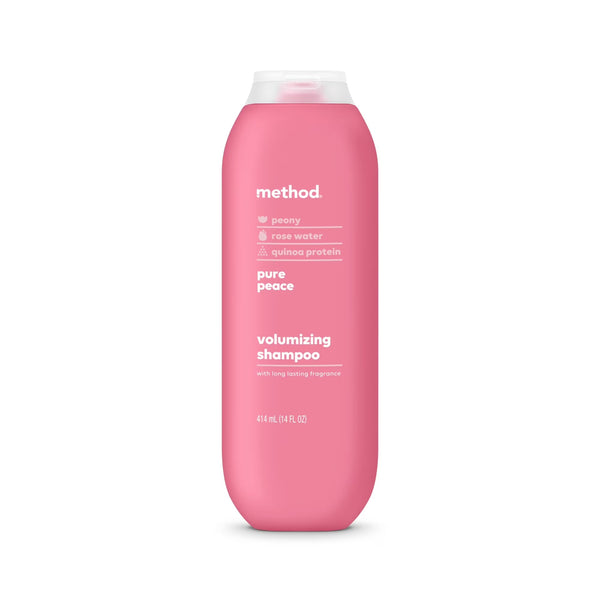 Volumizing Shampoo, Pure Peace - 1 pack - 14Fl oz per pack - plus 3 My Outlet Mall Resealable Storage Pouches
