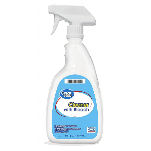 Cleaner with Bleach - 2 packs - 32 fl oz per pack - plus 3 My Outlet Mall Resealable Storage Pouches