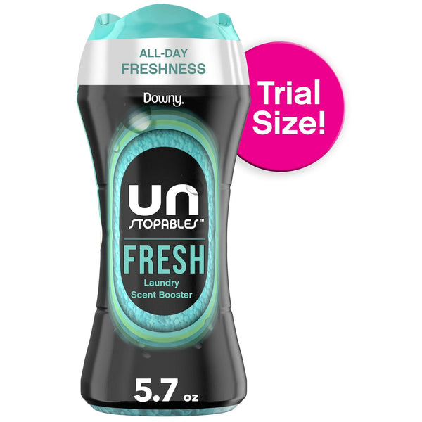 Unstopables Laundry Scent Booster Beads, Fresh Scent - 2 packs - 5.7 oz per pack plus 3 My Outlet Mall Resealable Storage Pouches