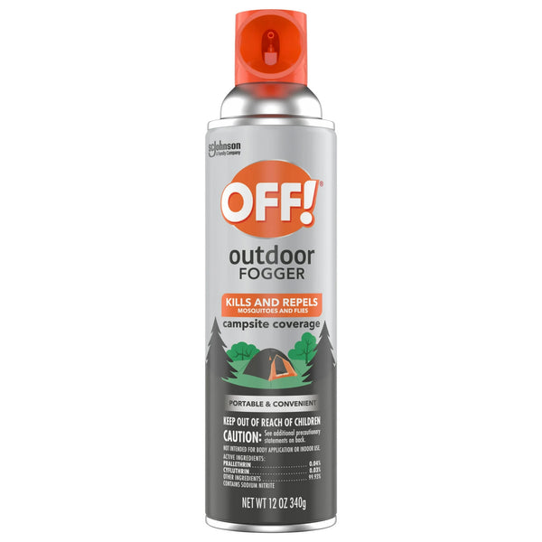 Outdoor Mosquito Fogger, Campsite Insecticide with up to 6 Hours of Protection - 3 packs - 12 oz per pack - plus 3 My Outlet Mall Resealable Storage Pouches