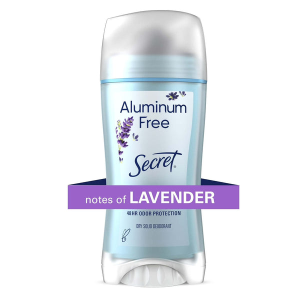 Aluminum Free Deodorant for Women, Lavender - 1 pack - 2.4 oz per pack - plus 3 My Outlet Mall Resealable Storage Pouches