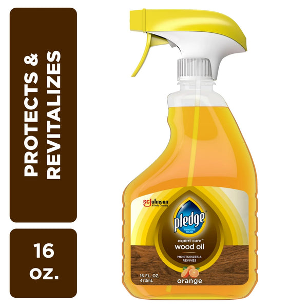 Wood Oil, Expert Care, Trigger, Orange Scent - 1 pack - 16 oz per pack - plus 3 My Outlet Mall Resealable Storage Pouches