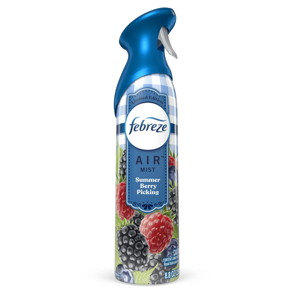 Air Freshener Spray, Odor-Fighting Room Spray, Summer Berry Picking -  2 packs - 8.8 oz per pack - plus 3 My Outlet Mall Resealable Storage Pouches