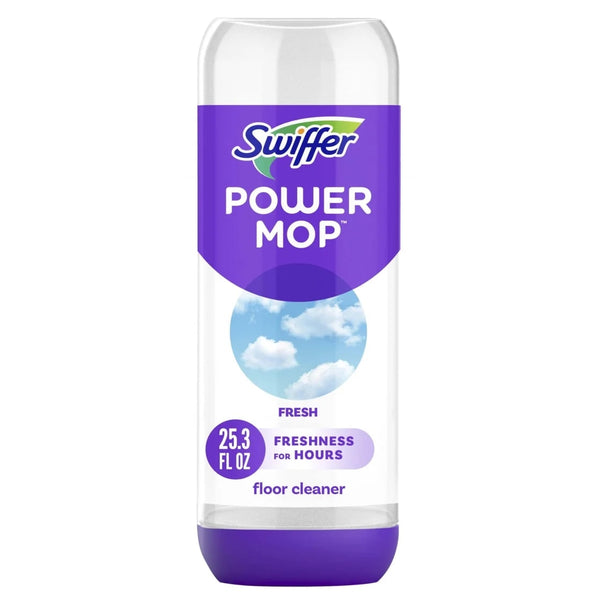 Power Mop Refill Solution, Tile, Vinyl, Laminate, Wood, Floor Cleaner, Fresh - 2 packs - 25.3 fl oz per pack - plus 3 My Outlet Mall Resealable Storage Pouches