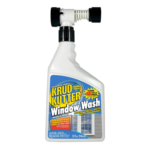 Hose End Window Wash Cleaner Liquid Concentrate - 1 pack - 32 oz per pack - plus 3 My Outlet Mall Resealable Storage Pouches