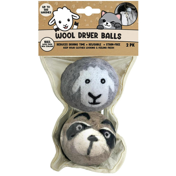 Dryer Balls, Reusable Bag - 1 pack - 2 Count - plus 3 My Outlet Mall Resealable Storage Pouches