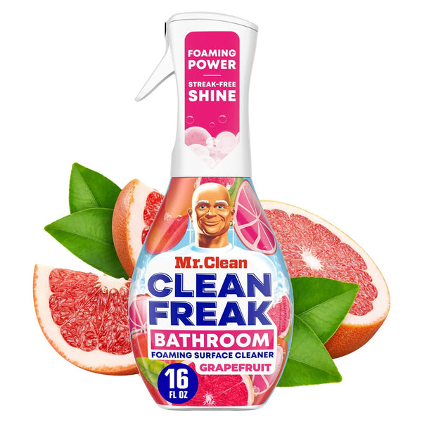 Clean Freak All Purpose Cleaner Spray, Multi-Surface Cleaning, Grapefruit - 2 packs - 16 oz per pack - plus 3 My Outlet Mall Resealable Storage Pouches