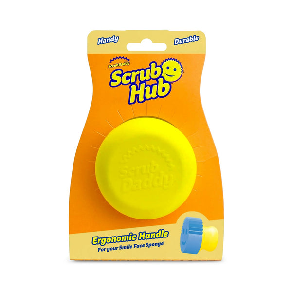 Scrub Hub Handle, Scrubbing Pad, Yellow - 2 packs - plus 3 My Outlet Mall Resealable Storage Pouches