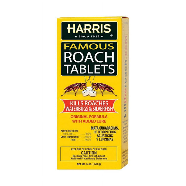 Famous Roach & Silverfish Killer Tablets - 1 pack - 6 oz per pack - plus 3 My Outlet Mall Resealable Storage Pouches
