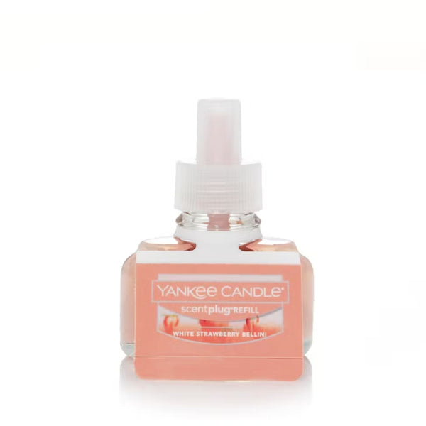 White Strawberry Bellini Scent Plug Refill - 1 pack - plus 3 My Outlet Mall Resealable Storage Pouches