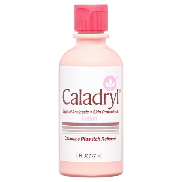 Skin Protectant Lotion, Calamine + Itch Reliever - 2 packs - 6 fl oz per pack - plus 3 My Outlet Mall Resealable Storage Pouches