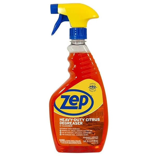 Heavy-Duty Citrus Degreaser and Cleaner Restaurant Grade, Removes Oil, Grease, Adhesive, and Kitchen Soil on Stovetops, Appliances Citrus Scent - 1 pack - 24 oz per pack - plus 3 My Outlet Mall Resealable Storage Pouches