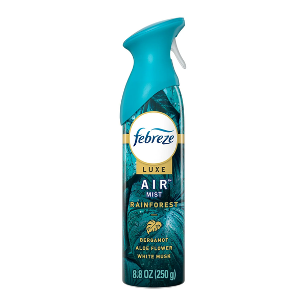 Air Freshener Spray, Odor-Fighting Room Spray, Rainforest - 1 pack - 8.8 oz per pack - plus 3 My Outlet Mall Resealable Storage Pouches