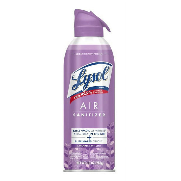 Air Sanitizer Spray, For Air Sanitization and Odor Elimination, Lavender Scent - 3 packs - 10Fl oz per pack - plus 3 My Outlet Mall Resealable Storage Pouches