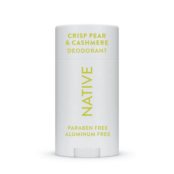 Aluminum Free Deodorant, Crisp Pear & Cashmere - 1 pack - 2.65 oz per pack - plus 3 My Outlet Mall Resealable Storage Pouches