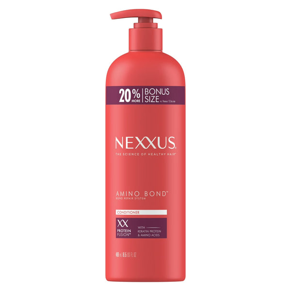 Amino Bond Moisturizing Conditioner Keratin Protein & Amino Acids All Hair Type - 2 packs - 16.5 oz per pack - plus 3 My Outlet Mall Resealable Storage Pouches