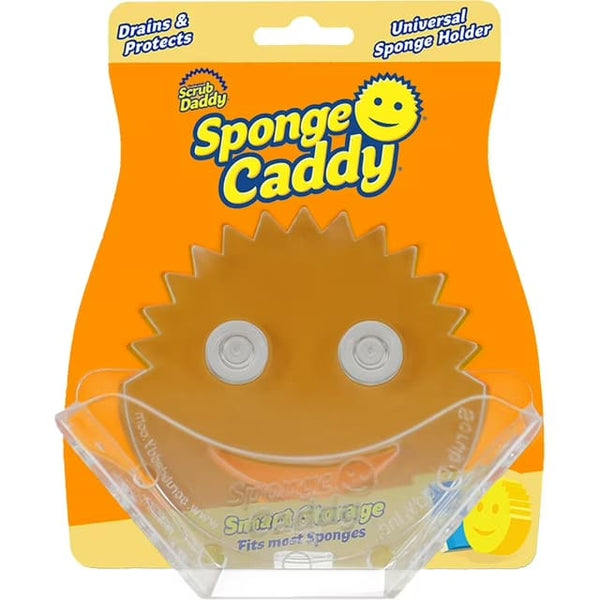 Sponge Caddy Suction Sink Caddy for Multipurpose Cleaning Sponge - 1 pack - plus 3 My Outlet Mall Resealable Storage Pouches