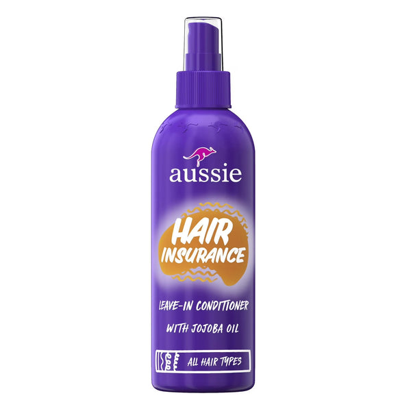 Hair Insurance, Leave-in Conditioner for All Hair Types - 1 pack - 8Fl oz per pack - plus 3 My Outlet Mall Resealable Storage Pouches