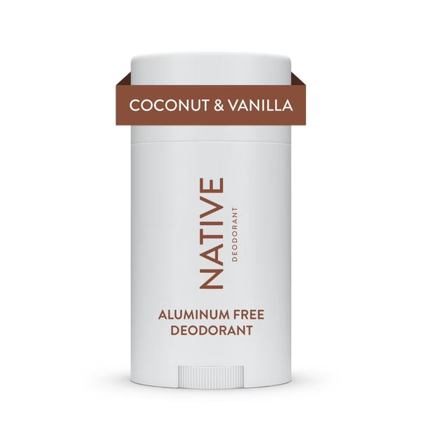 Deodorant, Aluminum Free, Coconut & Vanilla, Deodorant for Women and Men - 1 pack - 2.65 oz per pack - plus 3 My Outlet Mall Resealable Storage Pouches
