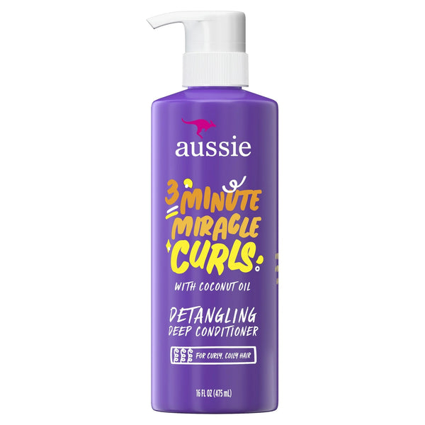 3 Minute Miracle Curls Conditioner, for All Hair Types, Paraben Free - 2 packs - 16Fl oz per pack - plus 3 My Outlet Mall Resealable Storage Pouches