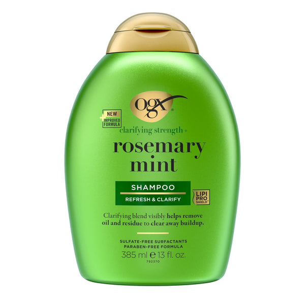 Clarifying Strength and Rosemary Mint Hair Shampoo - 1 pack - 13Fl oz per pack - plus 3 My Outlet Mall Resealable Storage Pouches