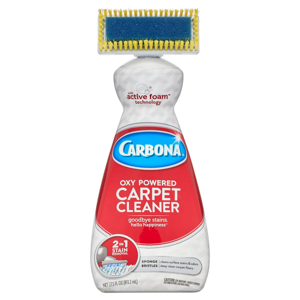 Oxy-Powered Carpet Cleaner with Brush -  1 pack - 27.5 oz per pack - plus 3 My Outlet Mall Resealable Storage Pouches