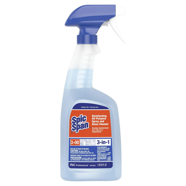 Disinfecting All-Purpose Cleaner Spray & Glass Cleaner - 2 packs - 32 oz per pack - plus 3 My Outlet Mall Resealable Storage Pouches
