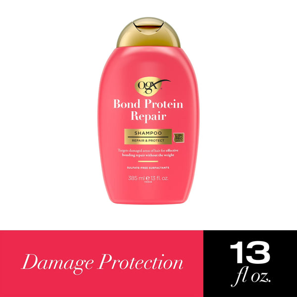 Repair and Protect Bond Protein Repair Shampoo - 1 pack - 13Fl oz per pack - plus 3 My Outlet Mall Resealable Storage Pouches