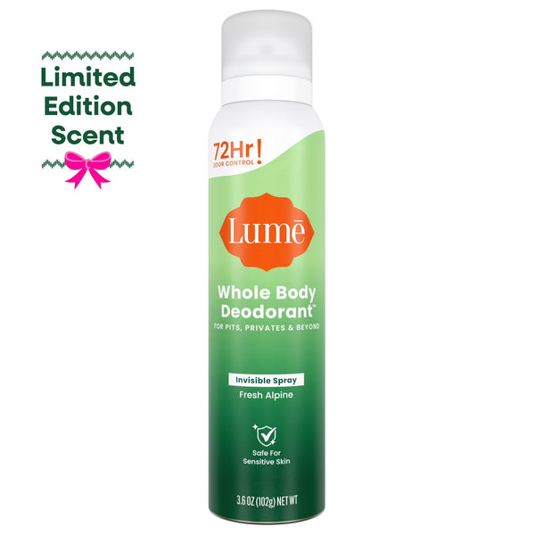 Whole Body Women’s Deodorant Invisible Spray Aluminum Free, Fresh Alpine Scent - 1 pack - 3.6 oz per pack - plus 3 My Outlet Mall Resealable Storage Pouches