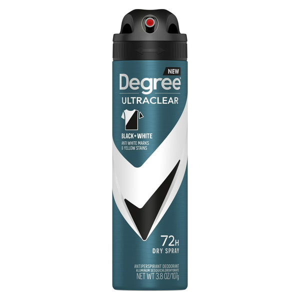 Ultra Clear Long Lasting Men's Antiperspirant Deodorant Dry Spray, Woody - 2 packs - 3.8 oz per pack - plus 3 My Outlet Mall Resealable Storage Pouches
