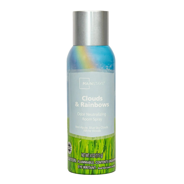 Odor Neutralizing Room Spray, Clouds & Rainbows Air Freshener - 1 pack - 4oz per pack - plus 3 My Outlet Mall Resealable Storage Pouches