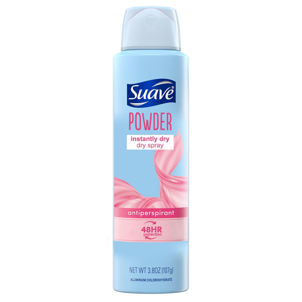 Dry Spray Instantly Dry Powder Antiperspirant Deodorant - 3 packs - 3.8 oz per pack - plus 3 My Outlet Mall Resealable Storage Pouches