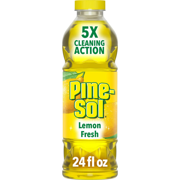 Multi-Surface Floor Cleaner, Lemon Fresh - 1 pack - 24 oz per pack - plus 3 My Outlet Mall Resealable Storage Pouches
