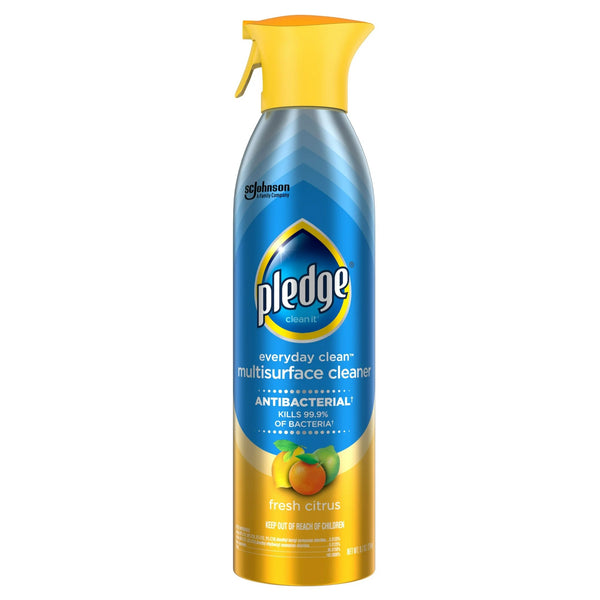 Everyday Cleaner Multi Surface Antibacterial Cleaner, Essential Cleaning Supplies, Aerosol, Fresh Citrus - 2 packs - 9.7 oz per pack - plus 3 My Outlet Mall Resealable Storage Pouches