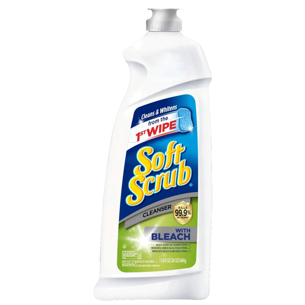 Bleach Cleanser - 1 pack - 24 oz per pack - plus 3 My Outlet Mall Resealable Storage Pouches