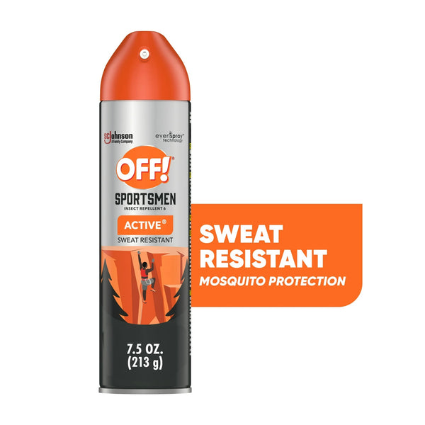 Sportsmen Active Insect Repellent VI, Mosquito Bug Spray - 1 pack - 7.5 Fl oz per pack - plus 3 My Outlet Mall Resealable Storage Pouches