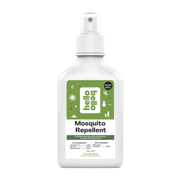 Mosquito Repellent, Made with Natural Lemongrass and Peppermint Oils - 2 packs - 6.7 oz per pack - plus 3 My Outlet Mall Resealable Storage Pouches