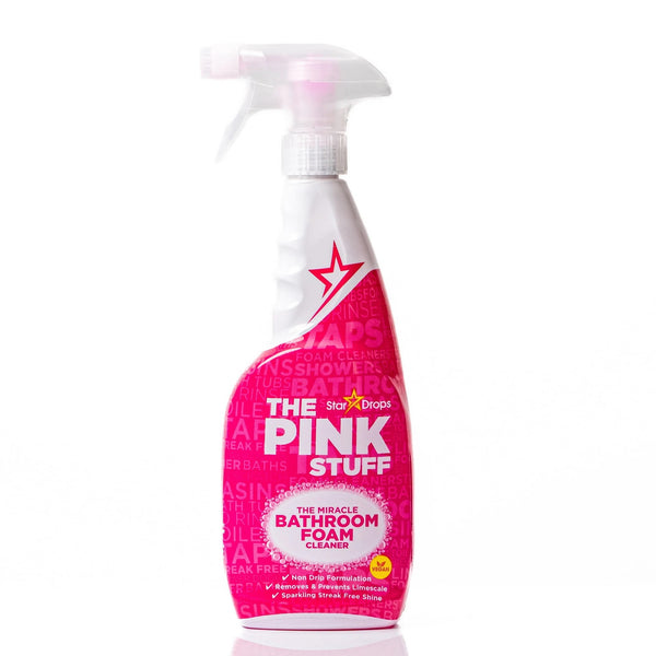 Bathroom Foam Spray, All Purpose Cleaner, Rhubarb Scent - 2 packs - 25.36 oz per pack - plus 3 My Outlet Mall Resealable Storage Pouches
