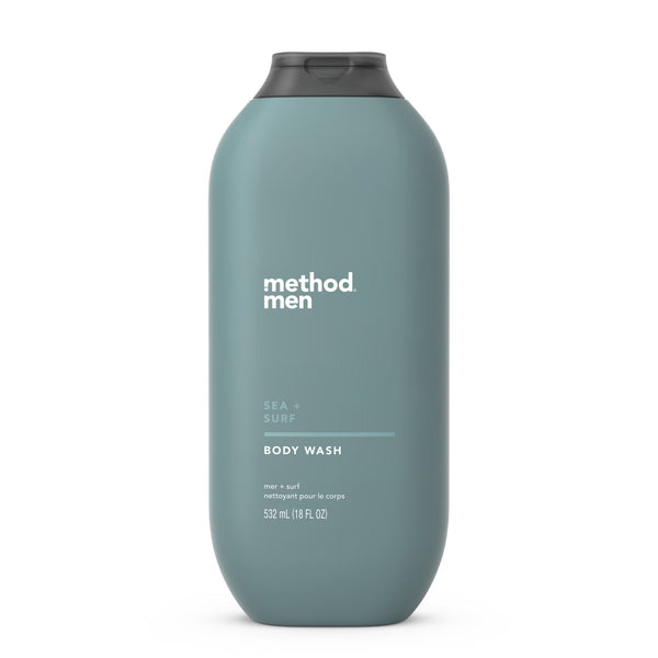 Men, Sea + Surf Body Wash - 1 pack - 18 oz per pack - plus 3 My Outlet Mall Resealable Storage Pouches