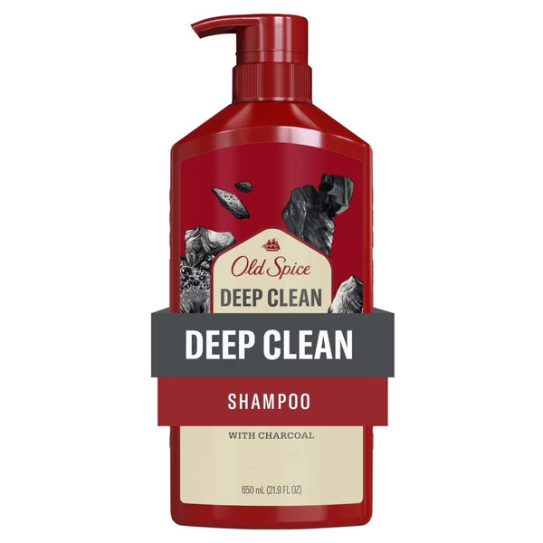 Volcano Charcoal Shampoo for Men, All Hair Types - 1 pack - 21.9Fl oz per pack - plus 3 My Outlet Mall Resealable Storage Pouches