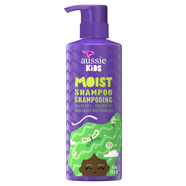 Kids Moist Sulfate Shampoo - 2 packs - 16Fl oz per pack - plus 3 My Outlet Mall Resealable Storage Pouches