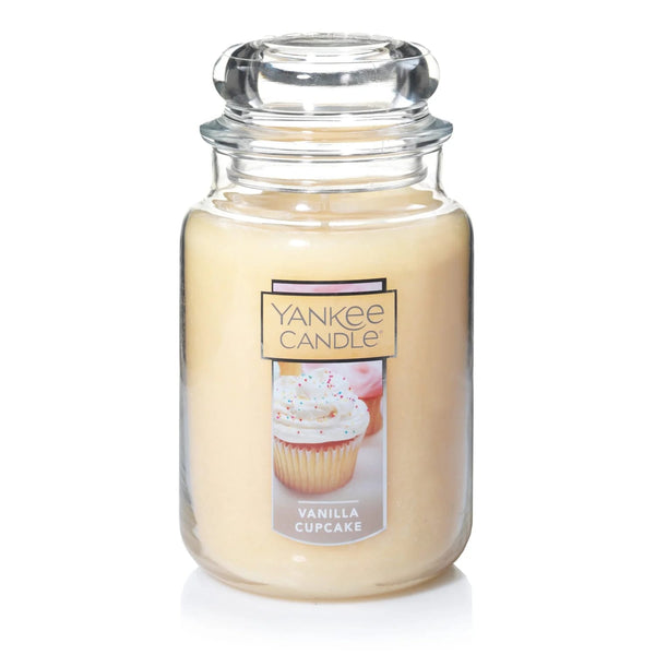 Candle Vanilla Cupcake Original Large Scented Jar Candle - 1 pack - 22 oz per pack - plus 3 My Outlet Mall Resealable Storage Pouches