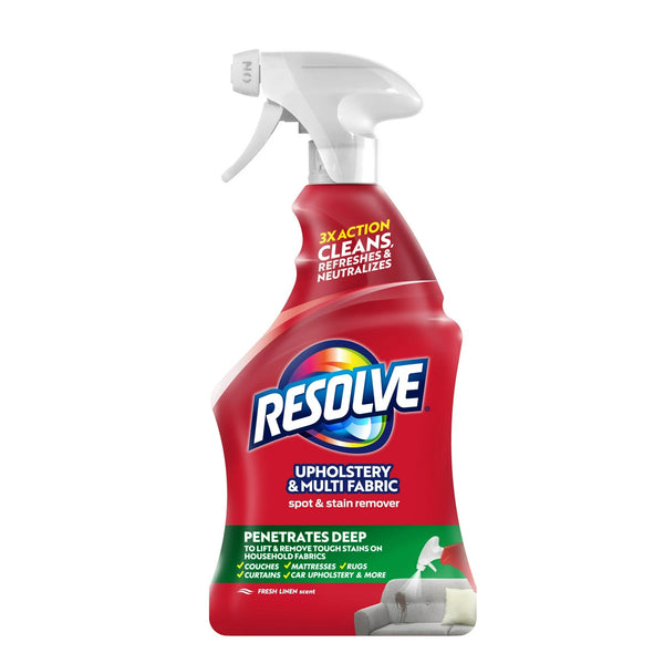 Multi-Fabric Upholstery Cleaner Solution and Stain Remover Spray - 1 pack - 22 oz per pack - plus 3 My Outlet Mall Resealable Storage Pouches