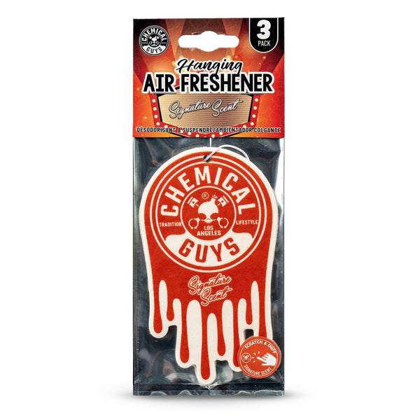 Hanging Air Freshener, Signature Scent - 1 pack - 3 count per pack - plus 3 My Outlet Mall Resealable Storage Pouches