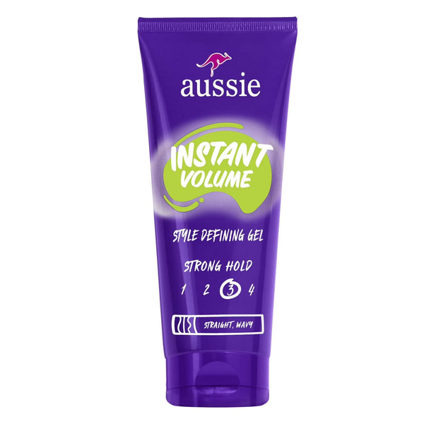 Instant Volume Style Defining Hair Gel, for Straight Hair and Wavy Hair, Unisex - 1 pack - 7 oz per pack - plus 3 My Outlet Mall Resealable Storage Pouches