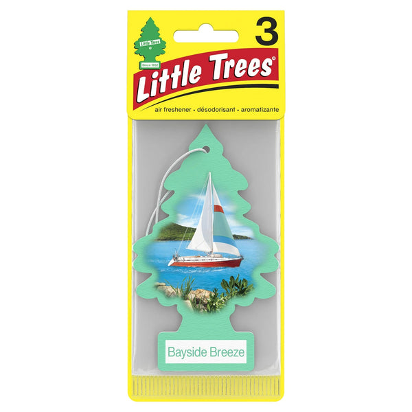 Air Freshener Bayside Breeze Fragrance - 2 pack - 3 count per pack plus 3 My Outlet Mall Resealable Storage Pouches