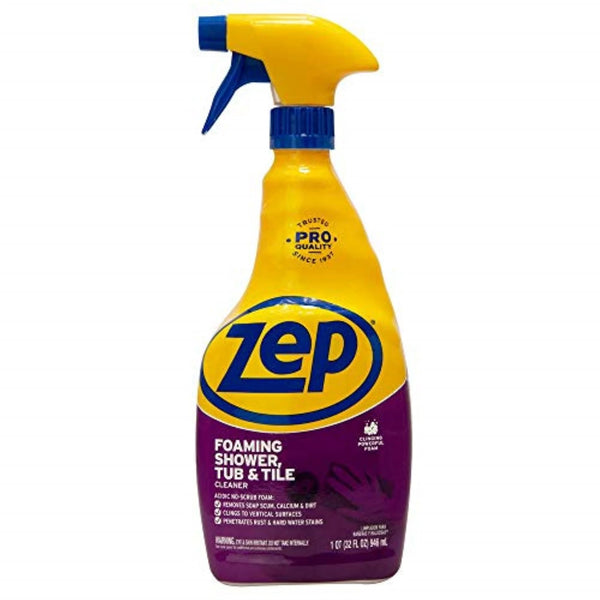 Foaming Tub and Tile Cleaner - 1 pack - 32 oz per pack - plus 3 My Outlet Mall Resealable Storage Pouches