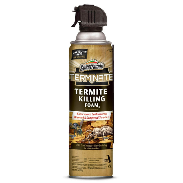 Termite Killing Foam Aerosol, for Indoor and Outdoor Use - 2 packs - 16 oz per pack - plus 3 My Outlet Mall Resealable Storage Pouches